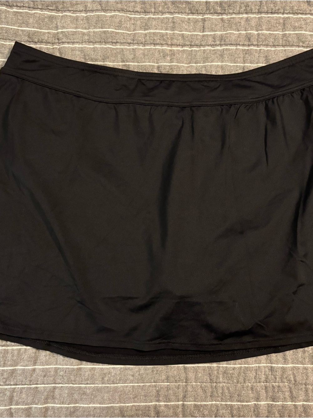 Lands' End Black Swim Skirt NWOT